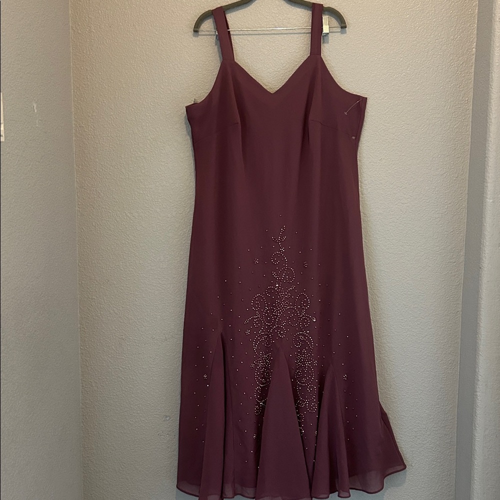 Elegant Lilac Dress with cover jacket size 20W NWT - Picture 11 of 12